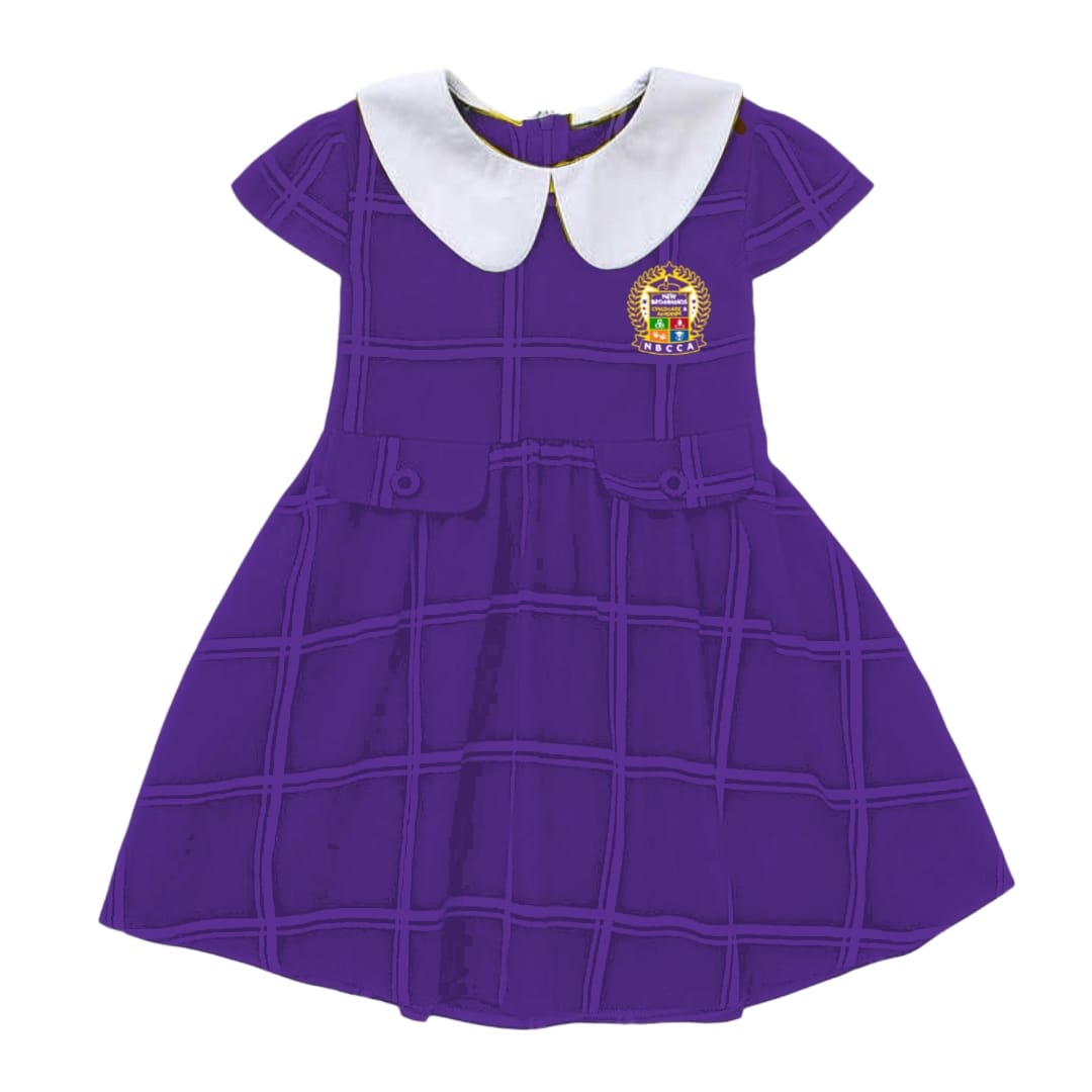 Plaid Purple Dress